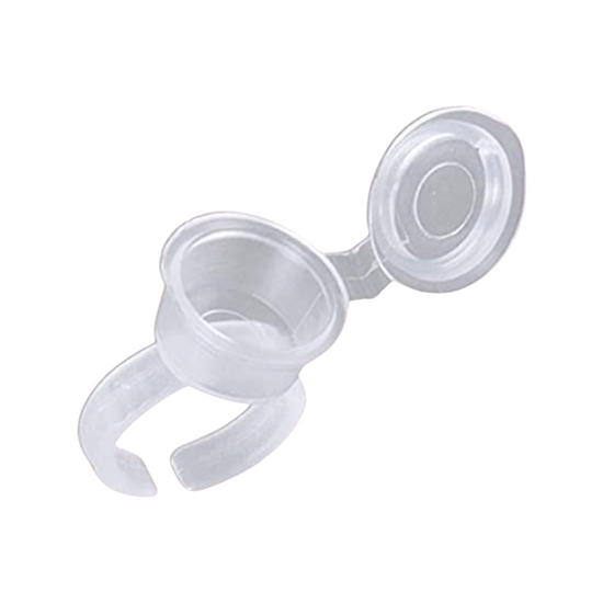 Clear Ink Rings with Caps (50pcs)