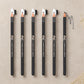 Hair-stroke thin tip black pencils  (6pc)