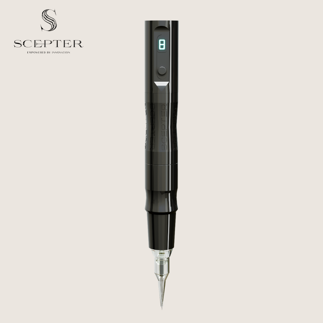 Sceter Machine Scepter Machine Tattoo Gun-Vanta Black – Brow Supplies
